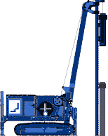 deze machine kan heien, pulsen, werken in beperkte ruimten, werkt trillingarm (trillingsarm), maakt stalen buispalen en pulspalen, herstelt funderingen ...